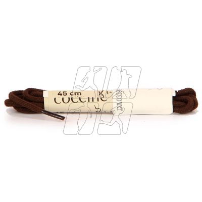 Coccine cotton shoelaces brown 45 cm DA0339B