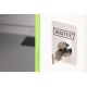 15. 19-inch 16U Digitus wall-mounted cabinet 820x600x600 mm, gray (RAL 7035)