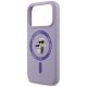6. Karl Lagerfeld Silicone Karl&Choupette Ring MagSafe Case for iPhone 18 Pro / 17 Pro – purple