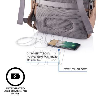 12. XD DESIGN ANTI-THEFT BACKPACK BOBBY SOFT BROWN P/N: P705.796