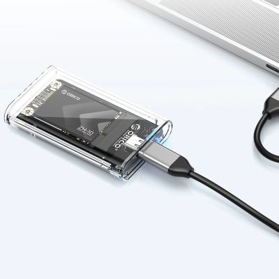 5. Orico TC10-MS MSATA USB-C 3.2 5Gb/s Disk Cartridge - Transparent
