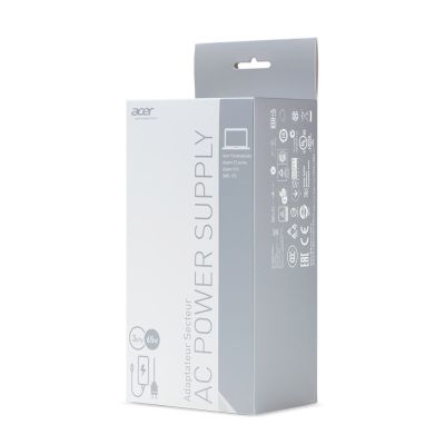 3. Acer AC Adapter 65W Power Adapter/Inverter Internal Black