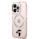 2. Karl Lagerfeld Iconic Karl&Choupette MagSafe Case for iPhone 14 Pro Max - Pink