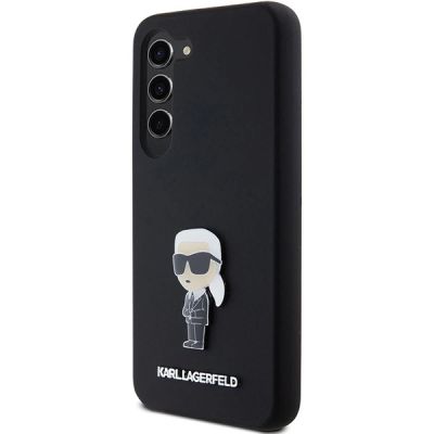 2. Karl Lagerfeld Silicone Ikonik Metal Pin case for Samsung Galaxy S24+ - black
