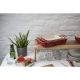 9. Set of 3 rectangular ceramic dishes STAUB 40508-171-0 - red