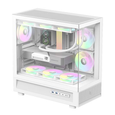 6. GameMax NEX C51 WH Computer Security & Holders White