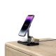 5. Tech-Protect QI15W-A22 MagSafe Inductive Charger with 3in1 MagSafe Stand for Smartphone / Apple Watch / AirPods - Black
