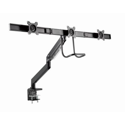 3. GEMBIRD ADJUSTABLE DESK ARM/MOUNT FOR 3 MONITORS 17-27, VESA 100X100MM, UP TO 6 KG