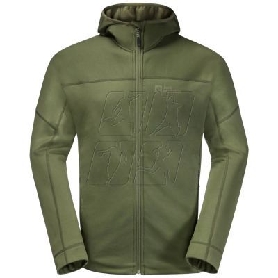 Jack Wolfskin Hirschberg Hooded FZ M sweatshirt 1710881-4129