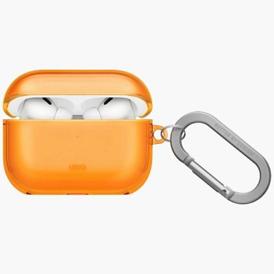 2. Uniq Glase Case for AirPods Pro 3 - Orange