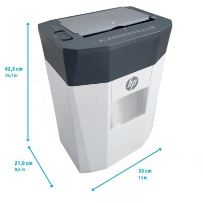10. HP OneShred Auto 80CC Shredder HPN281780CCOF-05 Cross-Cut 68dB 22cm White