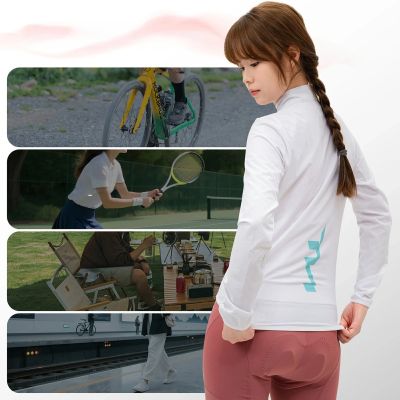 9. Rockbros YPW069 TVI S Women's Cycling Jacket - White