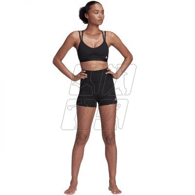 4. adidas Yoga Essentials High-Waisted W HD6825 shorts