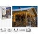 13. CHRISTMAS TREE LIGHTS LIGHT CURTAIN 200x70CM OUTDOOR LED WARM WHITE FLASH