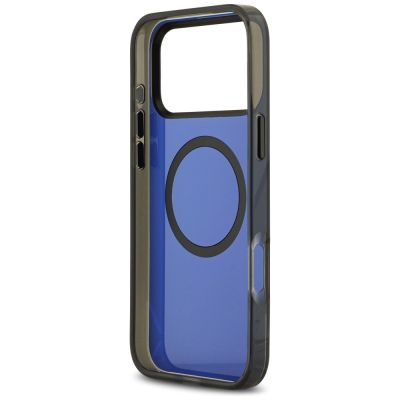 7. BMW M IML Metal Buttons & Logo MagSafe Case for iPhone 17 Pro Max - Blue
