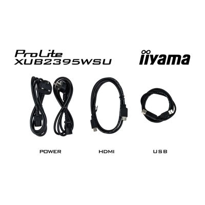 14. iiyama ProLite XUB2395WSU-B5 computer monitor 57.1 cm (22.5") 1920 x 1200 px WUXGA LCD Black