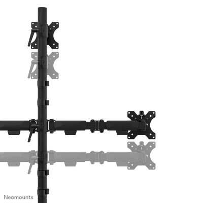 31. Neomounts DS60-600BL2-1 Monitor Holder/Stand 81.3 cm (32") Desk Black