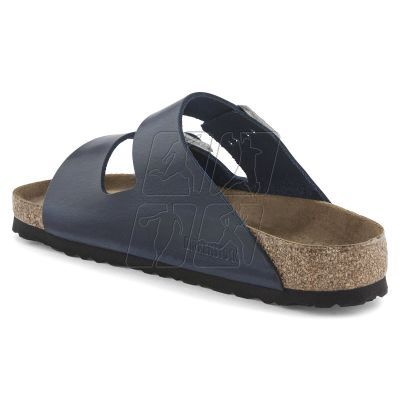 3. Birkenstock Arizona Soft Footbed Oiled Leather Narrow Women's/Men's Blue Blue for narrow feet oiled leather (1013644)