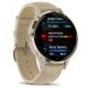 4. Garmin 010-02785-55 Smartwatch / Sports Watch 3.05 cm (1.2") AMOLED 41 mm Digital 390 x 390 px Touchscreen Gold Wi-Fi GPS