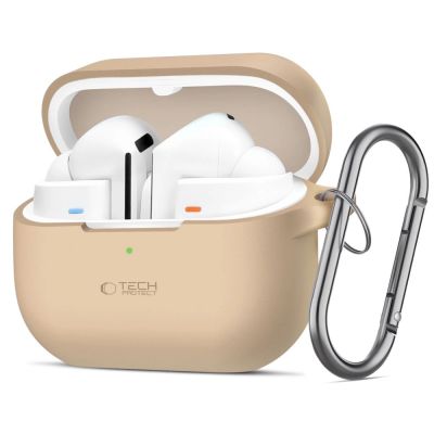 Tech-Protect Silicone Hook Case for Samsung Galaxy Buds 3 / 3 Pro - Brown