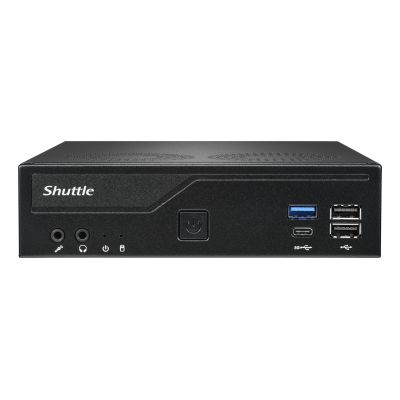Shuttle XP? Slim DH610V2 Barebones PC Size 1.35L Black Intel H610 LGA 1700