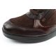 6. Scholl Emma Laces Women's Sports Shoes Leather Brown Platform