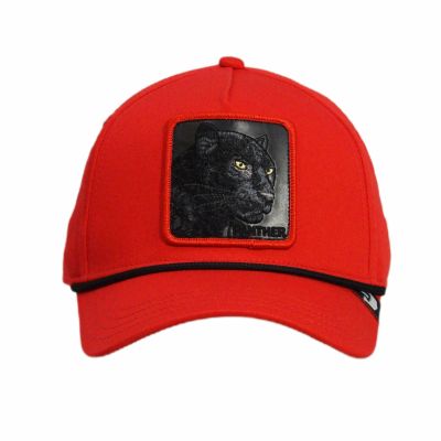 2. Goorin Bros. Black Panther 100 Red Snapback Cap - 101-1108