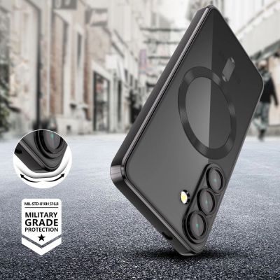4. Tech-Protect MagFlex MagSafe Case for Samsung Galaxy A56 5G - Clear Black