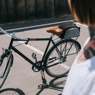 5. Wozinsky Bike Pannier Bag with Shoulder Strap 13L Black (WBB1BK)