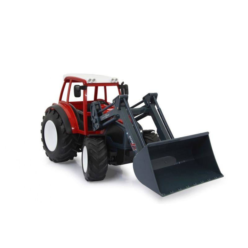 13. Jamara Lindner Geotrac with front loader 1:16 2.4 GHz – Front loader – Electric motor – 1:16 – Ready-to-Run (RTR) – Red – White – Boy