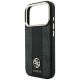6. Guess 4G with Stripe Round and Classic Logos MagSafe Case for iPhone 17 Pro / 18 Pro - Black