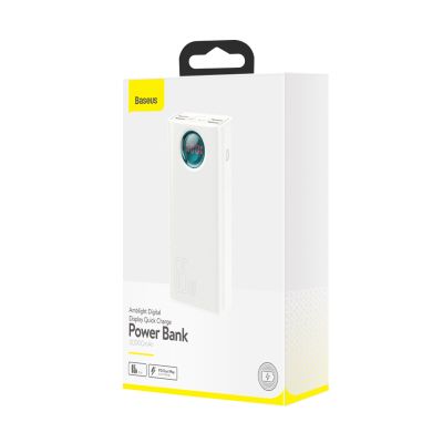 5. Baseus Amblight powerbank 65W 30000mAh Overseas Edition white (PPLG000102)