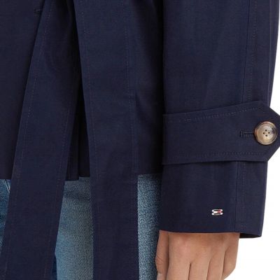 8. Tommy Hilfiger Cotton Trench Coat W WW0WW38430