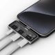 6. Satechi Mobile XR Hub mobile USB-C adapter with audio (1x USB-C 100W PD; 2.0 data and audio, 1x USB-C DP 1.4 4K@60Hz; 3.0 10 Gbps, 1x 3.5mm audio in/out) space gray