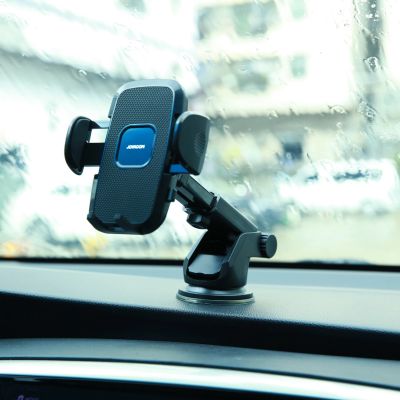 17. Joyroom car phone holder with telescopic extendable arm for dashboard and windshield black (JR-ZS259)