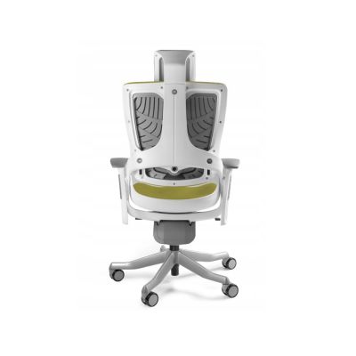 3. Wau 2 BL411 office chair, olive/white fabric