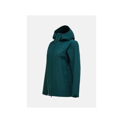 3. Women's PEAK PERFORMANCE W Treeline Hipe 2.5L Shell Jacket, Green