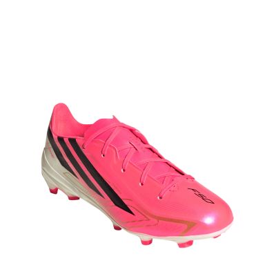 2. Adidas F50 Hyperfast League FG kids' soccer shoes pink HQ5161