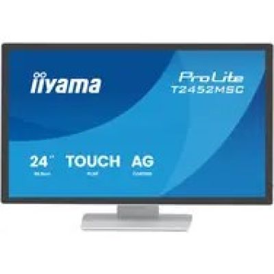 22. iiyama ProLite T2452MSC-W1AG computer monitor 60.5 cm (23.8") 1920 x 1080 px Full HD LED Touchscreen White
