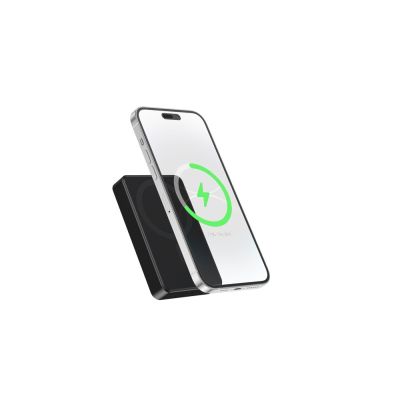 4. GEMBIRD WIRELESS MAGNETIC POWERBANK 15W 10000 mAh, BLACK