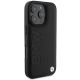 4. BMW Leather Hot Stamp MagSafe iPhone 16 Pro Max Case - Black