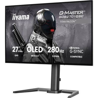 5. iiyama G-MASTER GOB2701QSC-B1 computer monitor 68.6 cm (27") 2560 x 1440 px 2K Ultra HD OLED Black