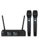 DNA XMIC 2 - Dual wireless set 2x handheld microphone + receiver, UHF band 518-542 MHz