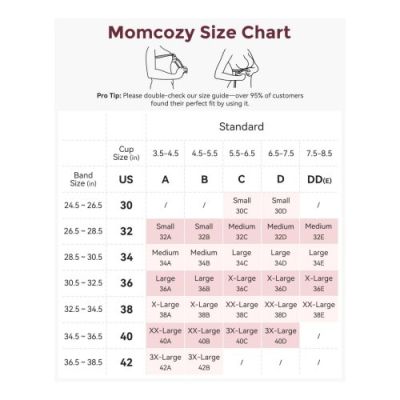 3. MOMCOZY YN21 Maternity and Nursing Bra Nude 3XL