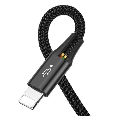 3. Baseus cable USB 4in1 2x Lightning / USB Type C / micro USB cable in nylon braid 3.5A 1.2m black (CA1T4-A01)