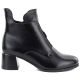 2. Women's insulated ankle boots with a block heel, black, Potocki SZ12868