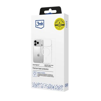21. 3mk Armor MagCase for iPhone 17 Pro - Transparent