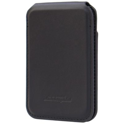 3. Lamborghini D1 Genuine Leather MagSafe Phone Wallet - Black and Green