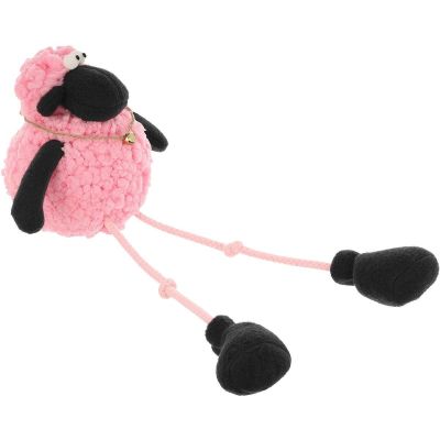 11. SITTING PINK LAMB 10+25CM SPRING DECORATION