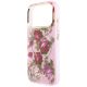 6. Guess IML Glitter Blossom Roses Case for iPhone 17 Pro / 18 Pro - Pink